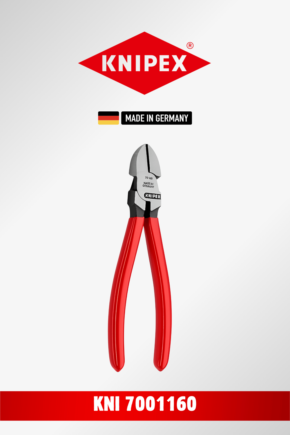 Knipex Yan Keski Mavi Kırmızı