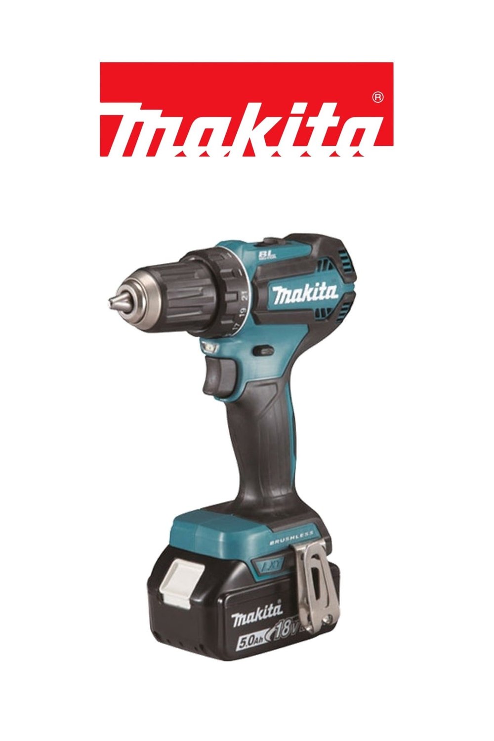 Makita DDF485RTJ 18V Kömürsüz Vidalama (5.0ah Set)