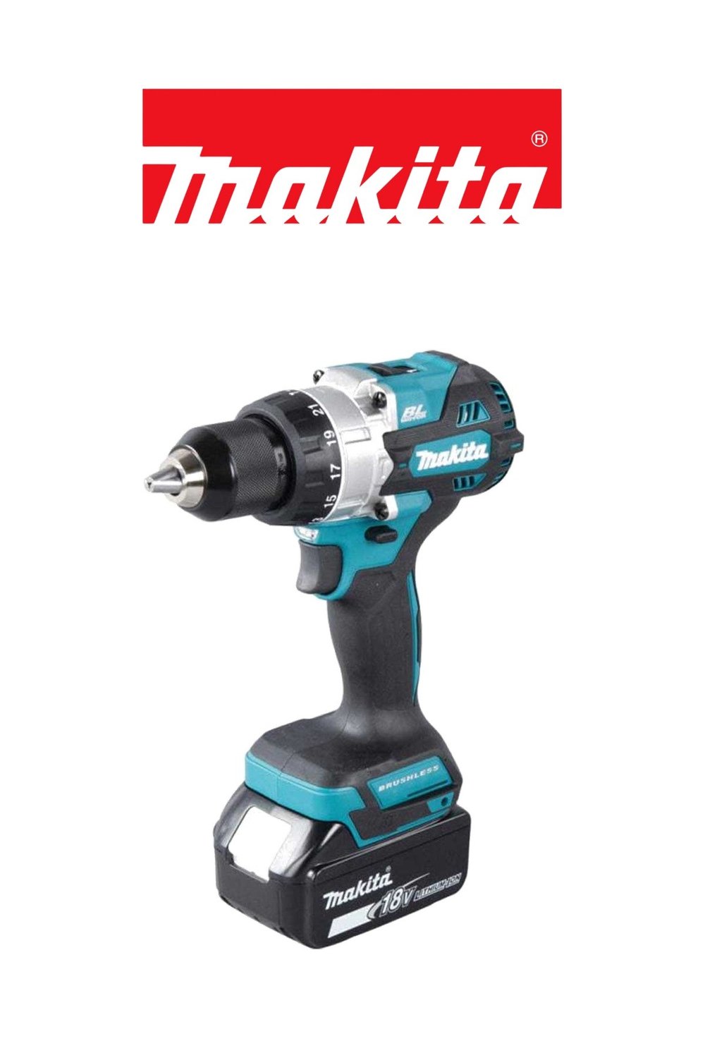 Makita DHP486RTJ 18V LXT Ağır Hizmet Darbeli Matkap (130nm)
