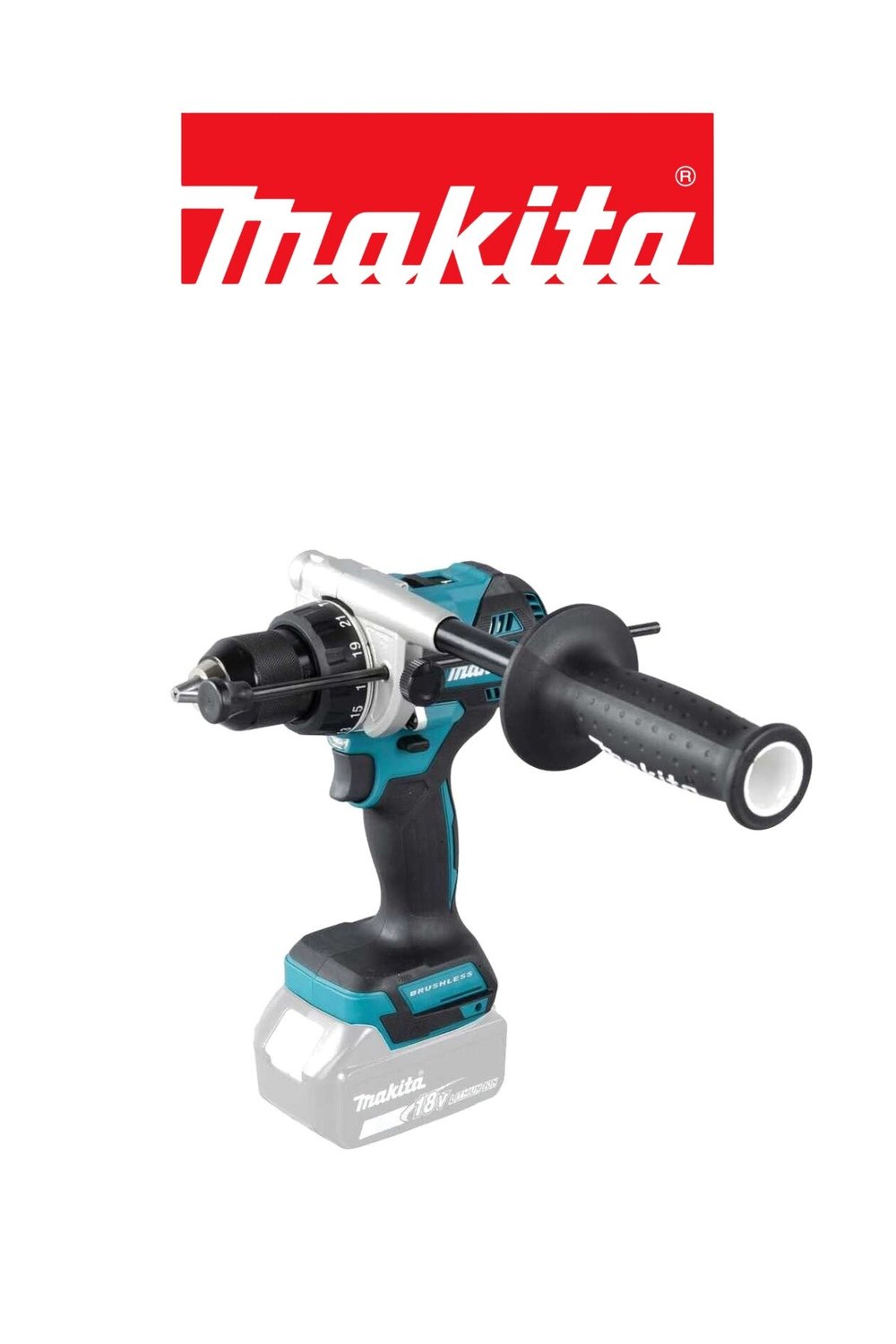 Makita DHP486Z 18V Akülü Darbeli Matkap Kömürsüz Gövde