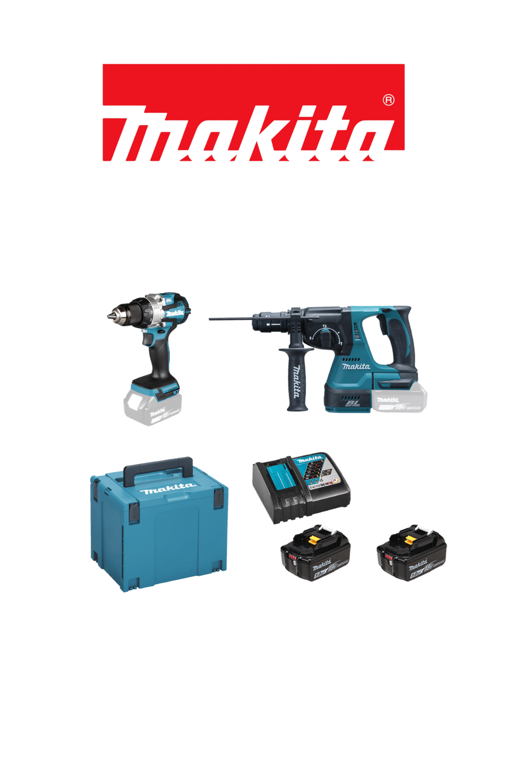 Makita DLX2522TJ 18V Akülü 2li Kombo Set