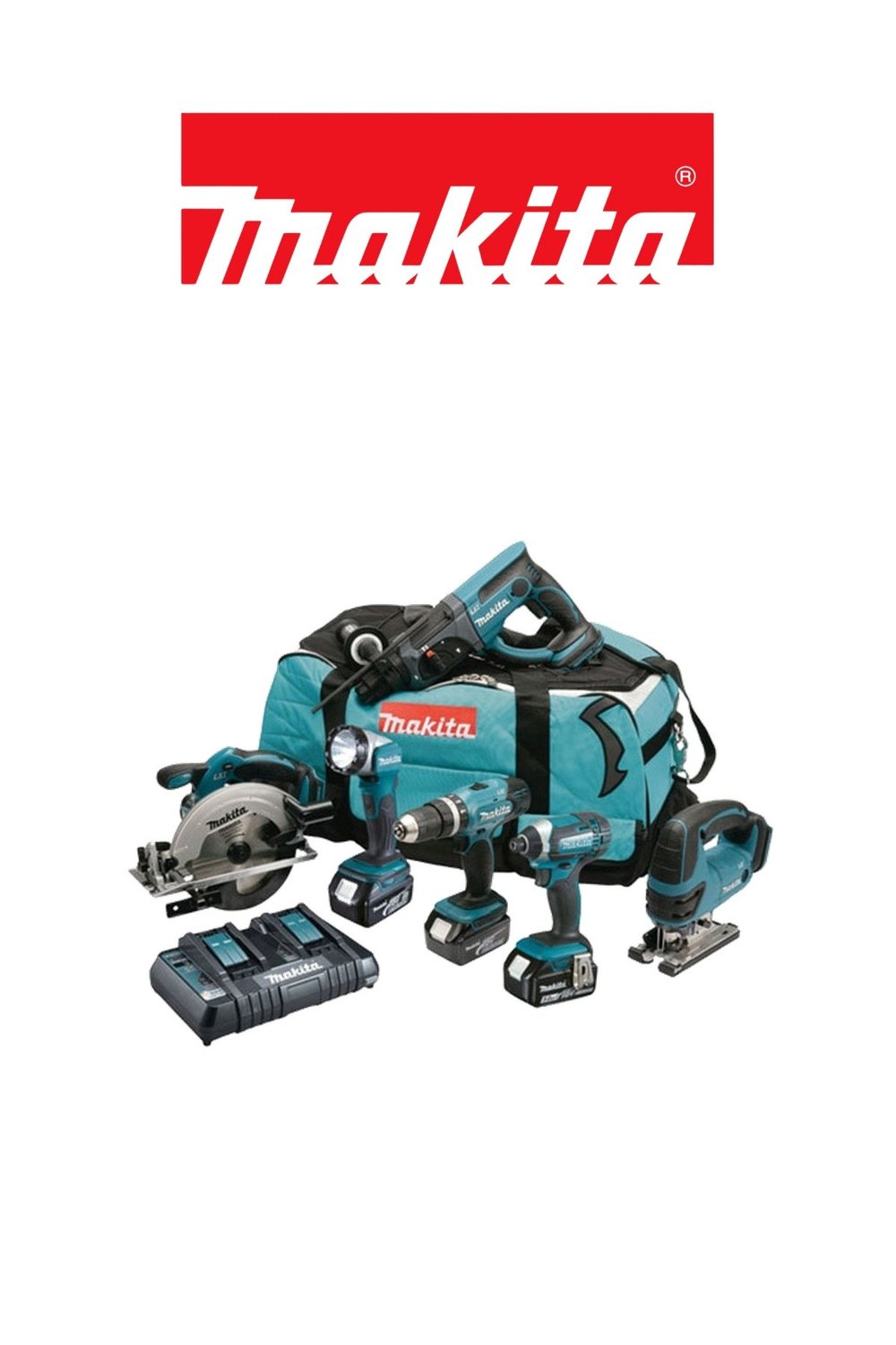 Makita DLX6068PT 18V Akülü 6lı Kombo Set
