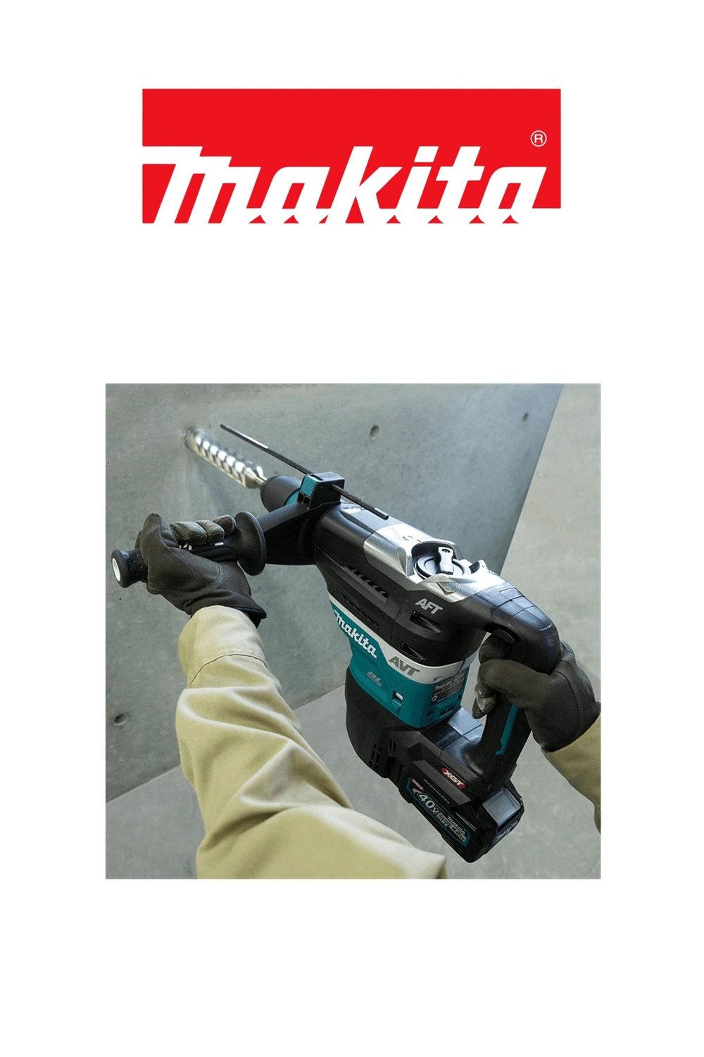 Makita HR005GM201 40VMAX XGT Akülü Kırıcı Delici SDS-MAX (40mm)