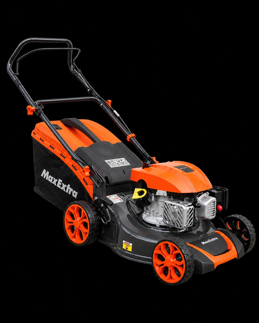 Max-Extra MX.LM51Z-2L - Benzinli Çim Biçme Makinesi (51 CM, İtmeli, 5.5 HP, 70 LT Torba)