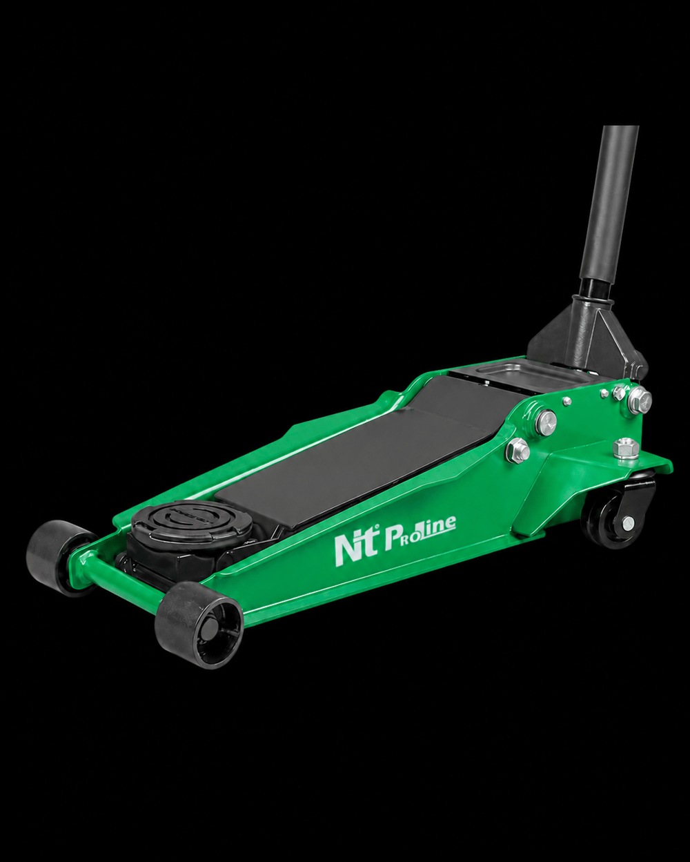 Nıtprolıne NPL-1525C - Kısa Arabalı (Timsah) Kriko (2.5-3 Ton, Çift Piston, Yeşil)
