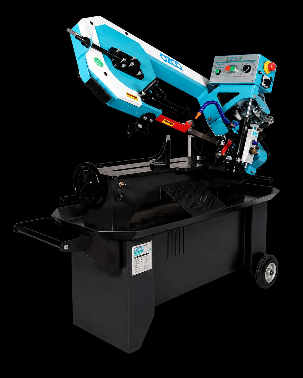 Ozco T200 - Şerit Testere (200 MM, İnvertörlü, Şanzımanlı, 45°, 380 V)