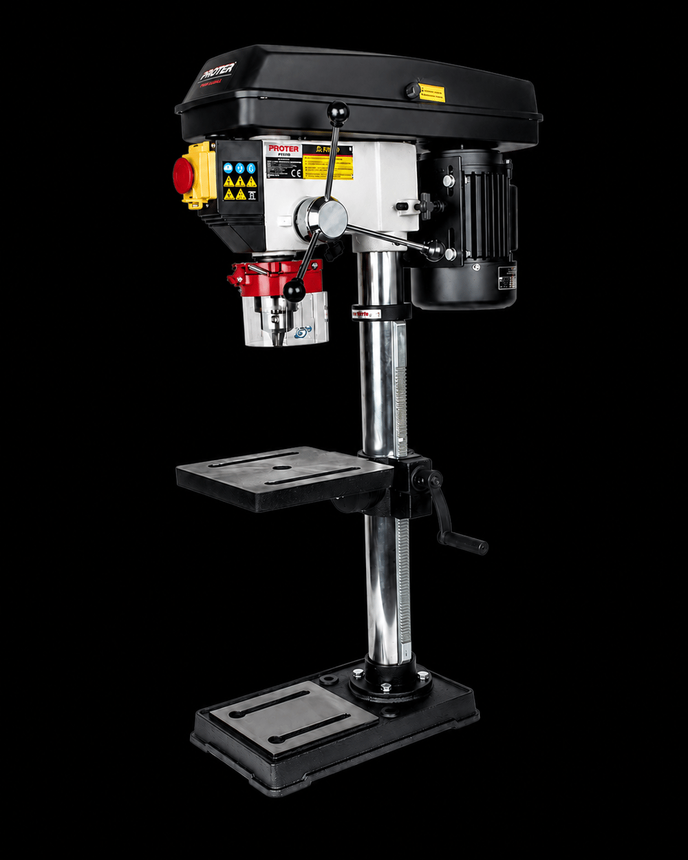 Proter PR16S - Sütunlu Matkap (16 MM, 5 Vites, 550 W, 84 CM)