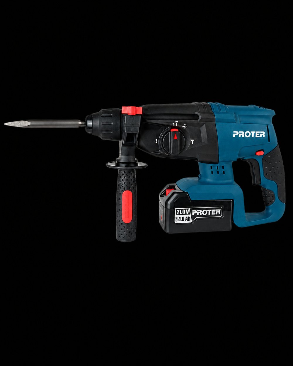 Proter PST 945 HD - Akülü Kırıcı Delici (21 V, 4.0 AH, LED Işık)