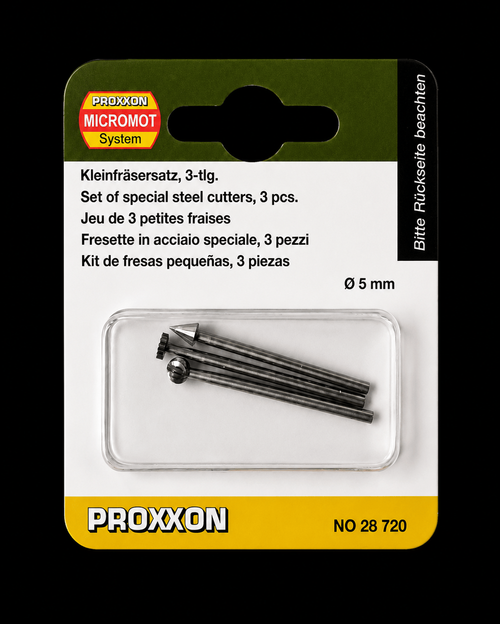 Proxxon - Freze Uçları (3 Adet Set)