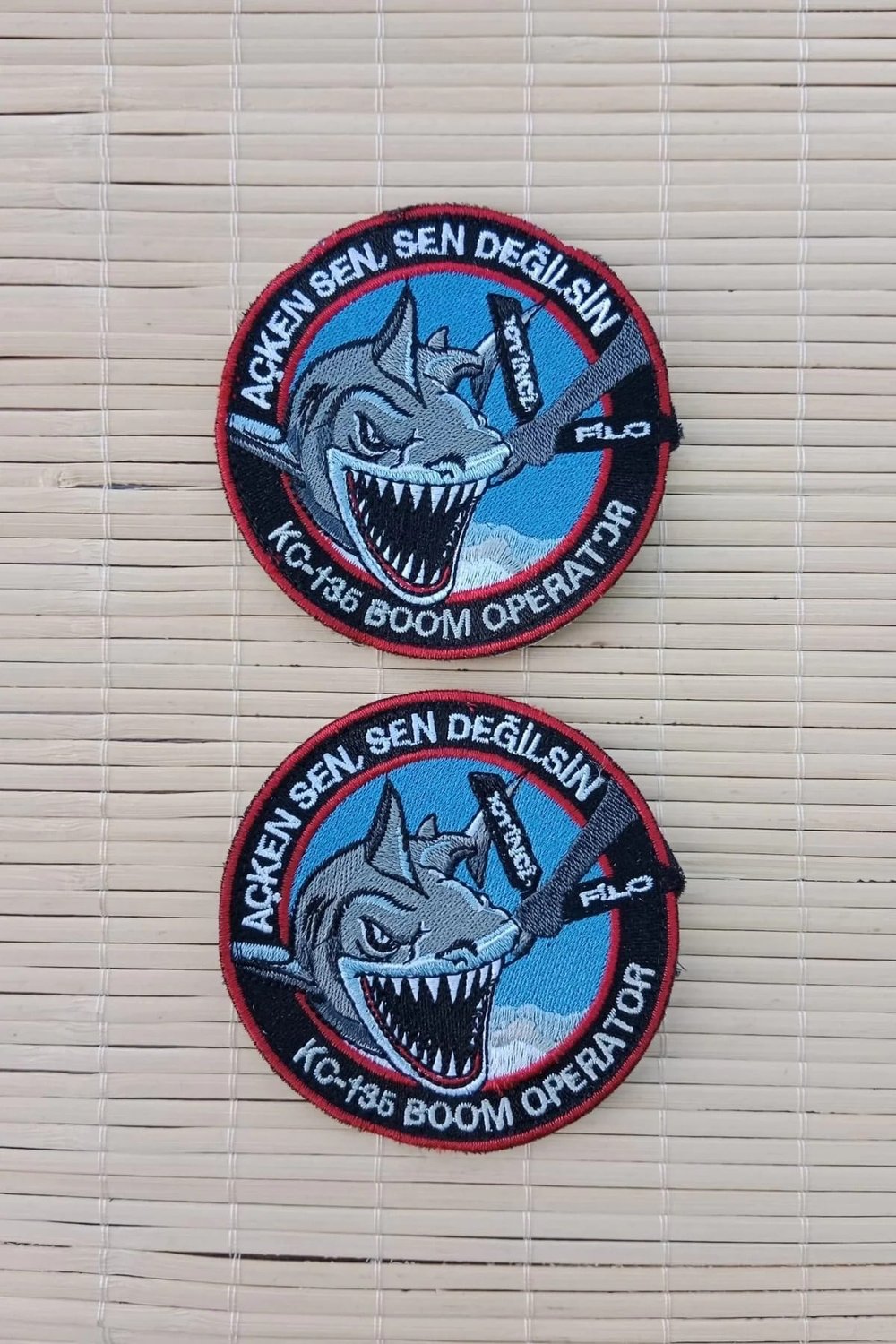 Acken Sen Sen Degilsin K C 135 Boom Operator Yazili Nakis İslemeli Arma Pec Patch