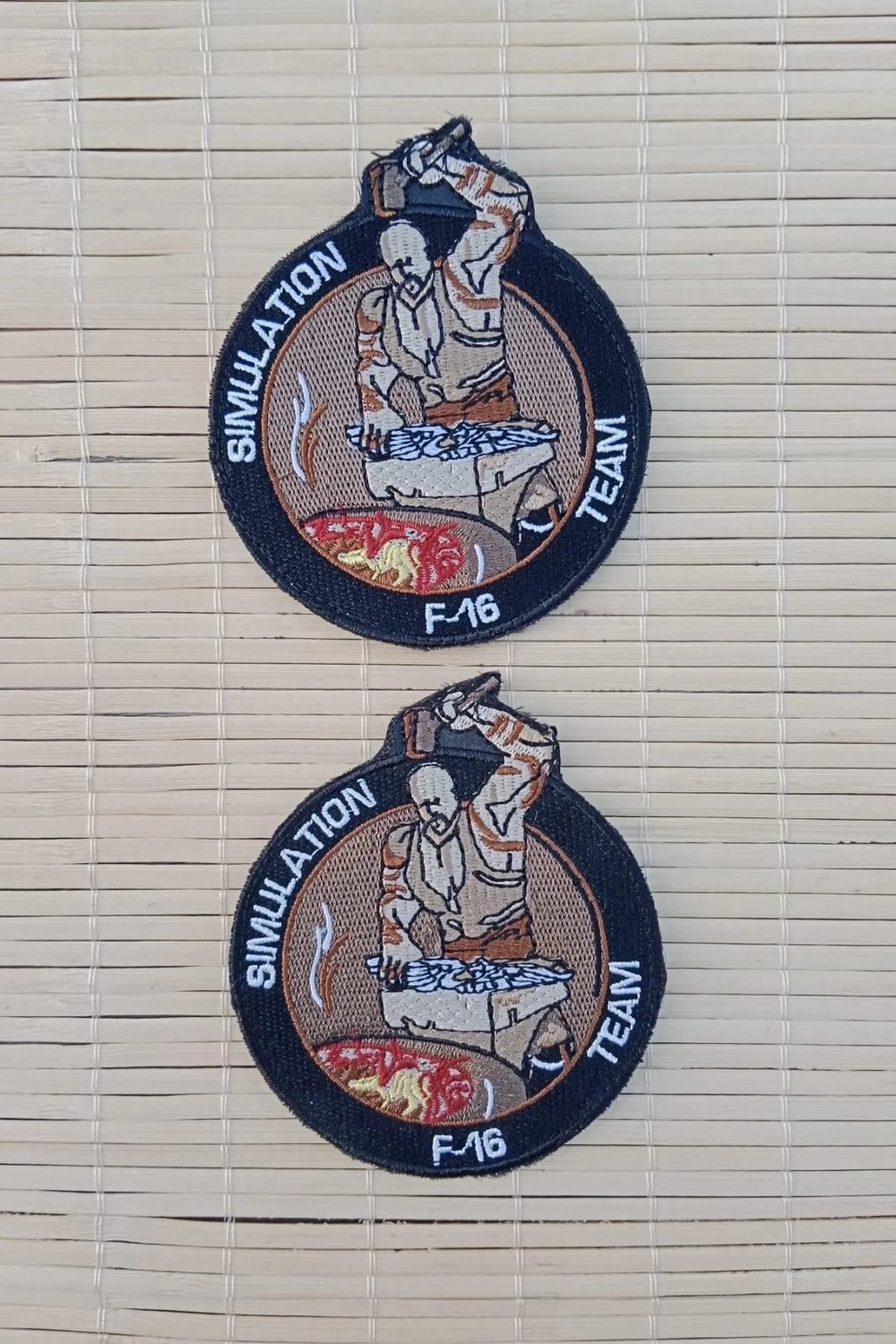 F 16 Simulation Team Nakis İslemeli Arma Pec Patch