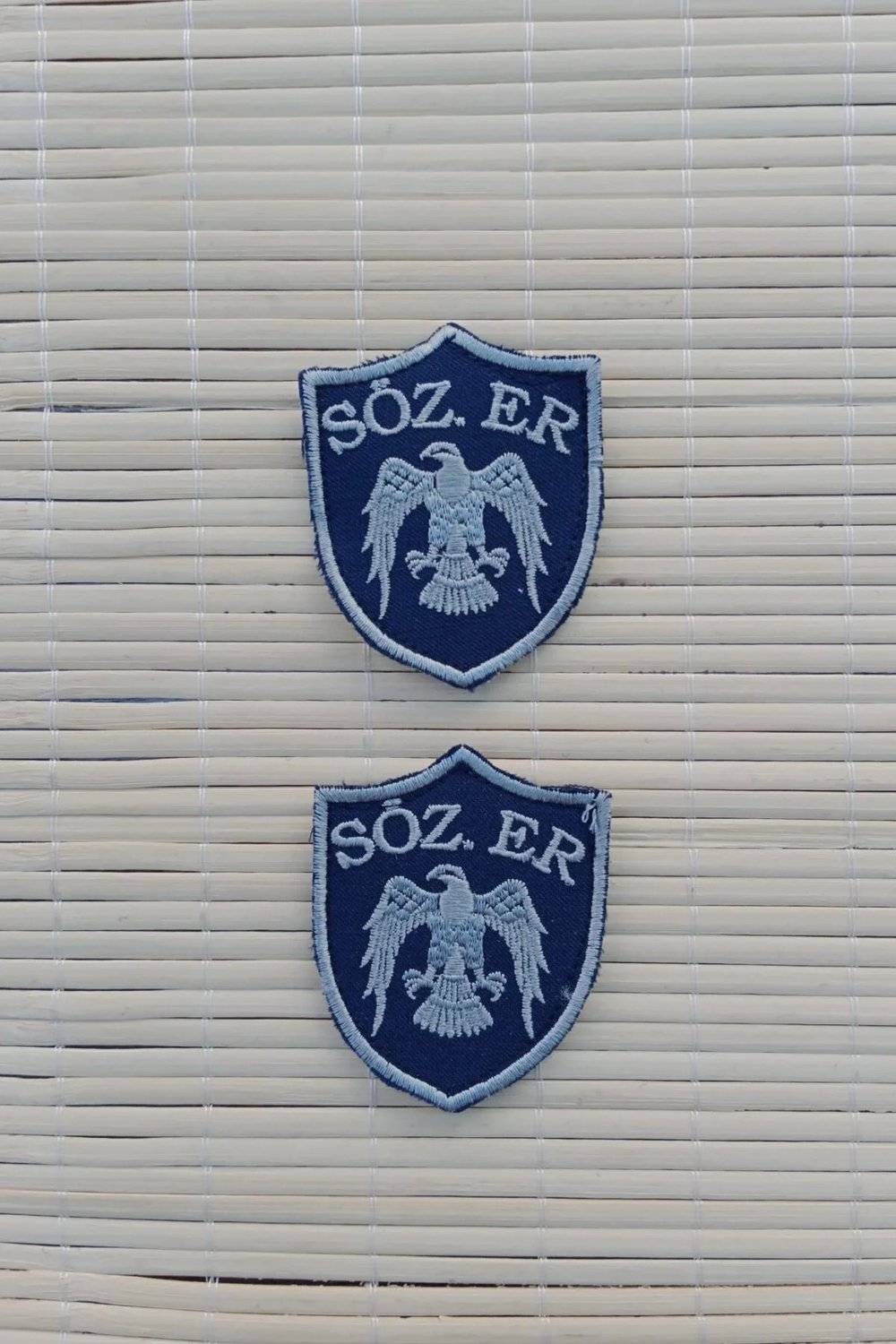 Hava Kuvvetleri Lacivert Zemin Sozlesmeli Kartal Nakisli Mini Polar Arma Rutbesi