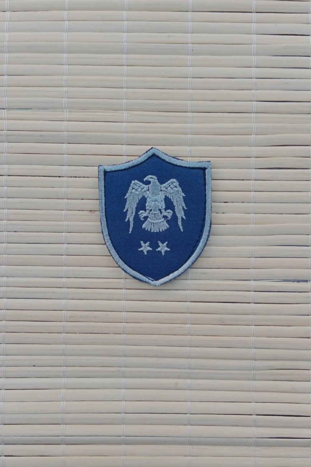 Hava Kuvvetleri Ustegmen Lacivert Zemin Kartal Nakisli Mini Polar Rutbe Arma