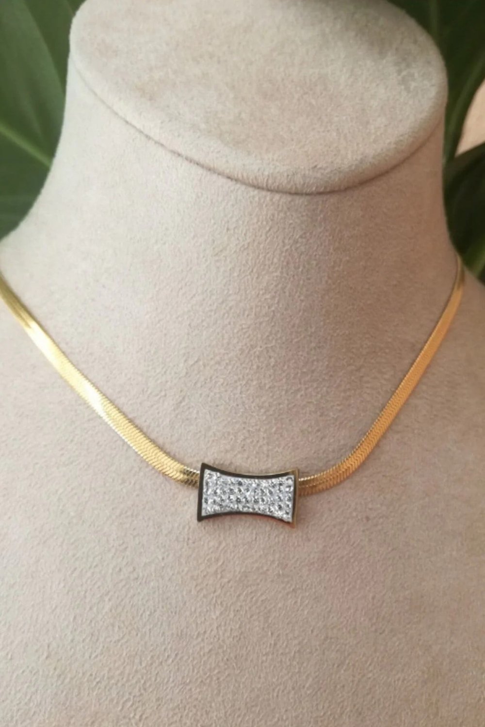 İtalyan Zincirli Ozel Tasarim İnce Gold Altin Renkli Zirkon Tasli Kaliteli Paslanmaz Celik Kolye Stainless Stell