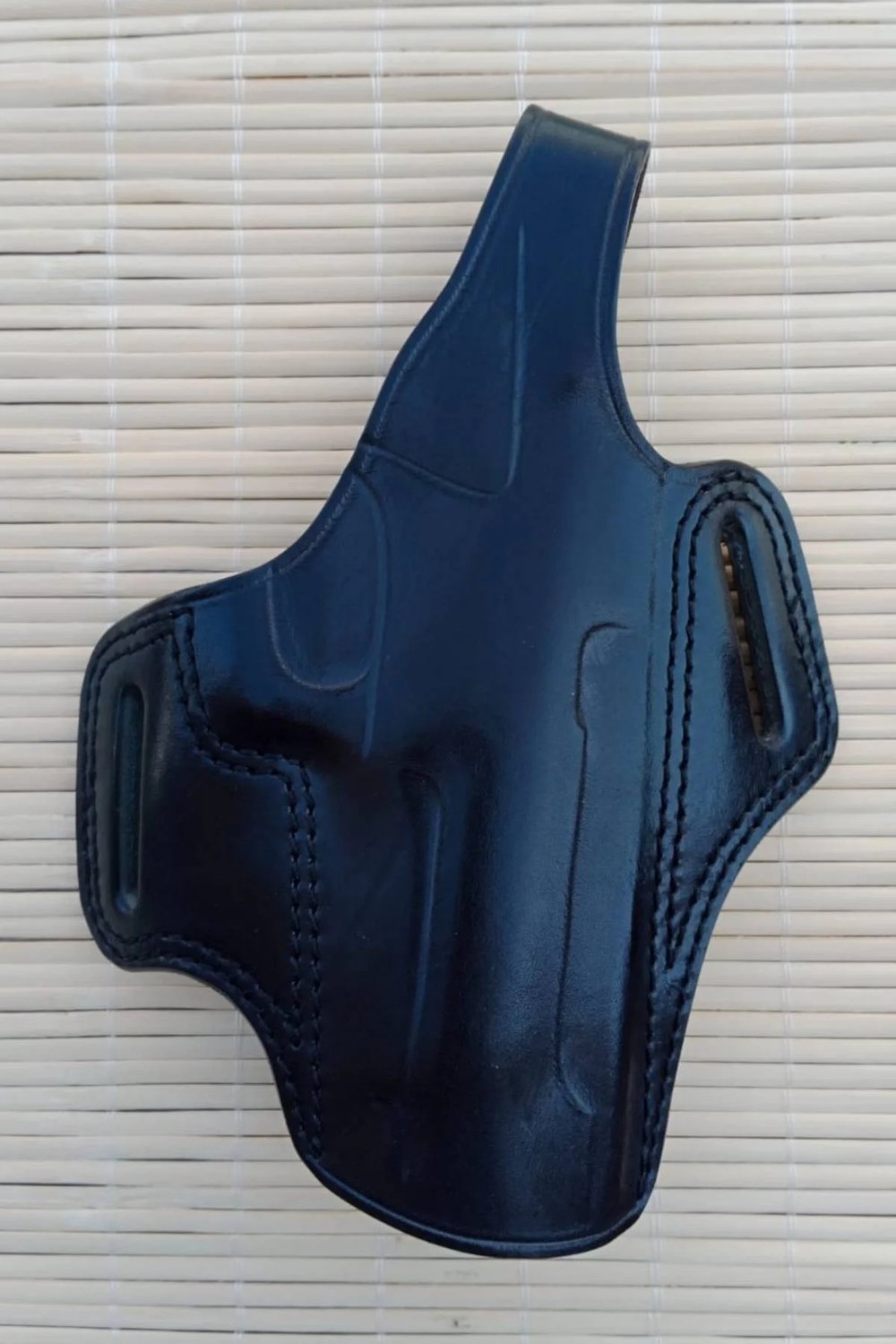 Sag El Siyah Renkli Kelebek Model Hakiki Deri Citcitli F 92 Beretta Silah Kilifi