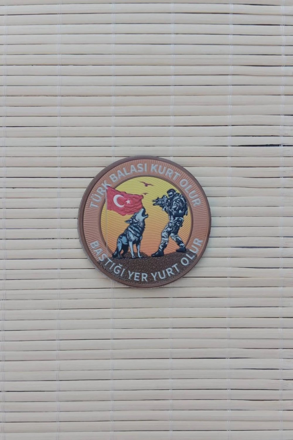 Turk Balası Kurt Olur Bastigi Yer Yurt Olur 3d Tpu Termoplastik Gogus Arma Patch Pec