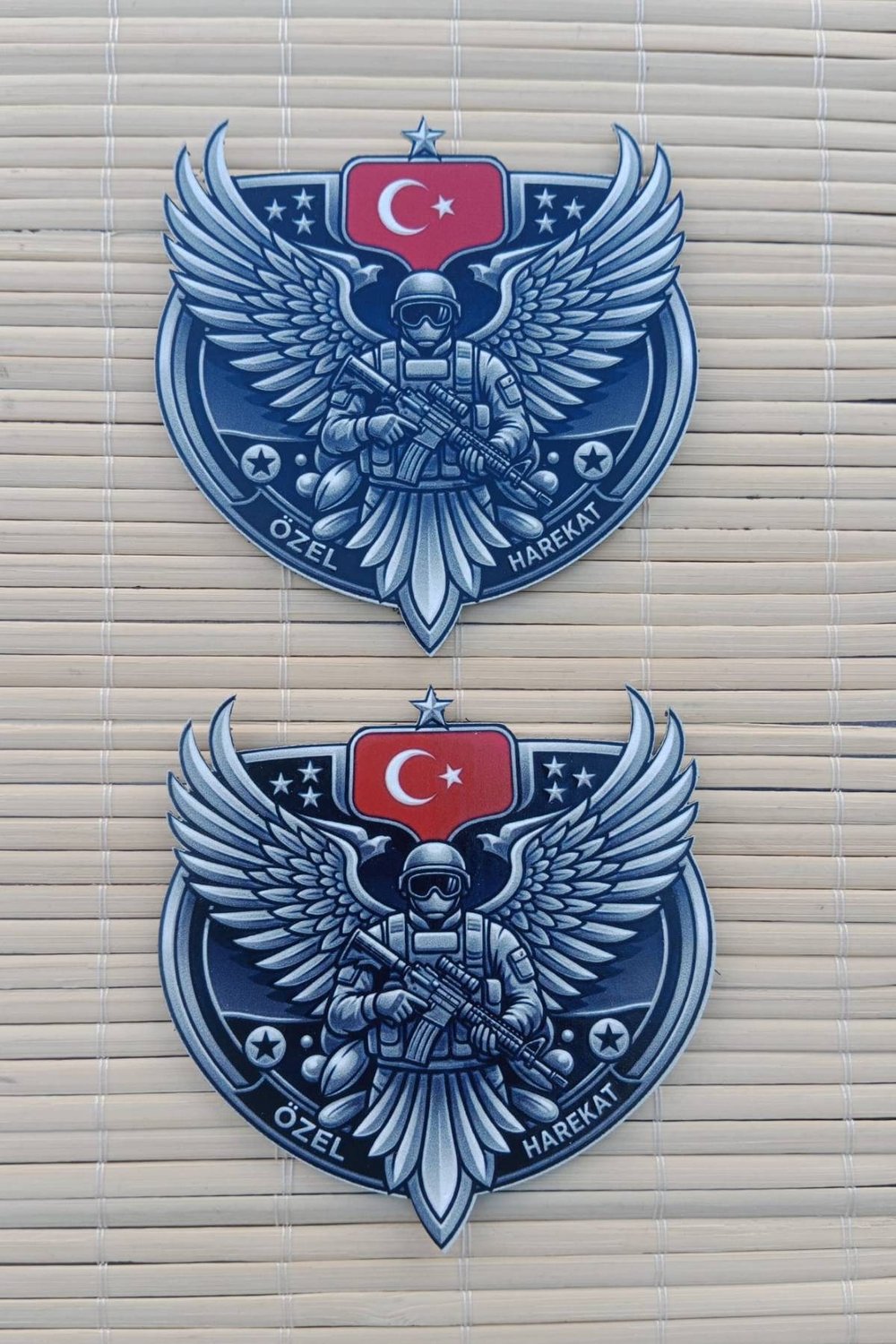 Ozel Harekat Asker Kabartmali 3D TPU Termoplastik Gogus Arma Pec Patch