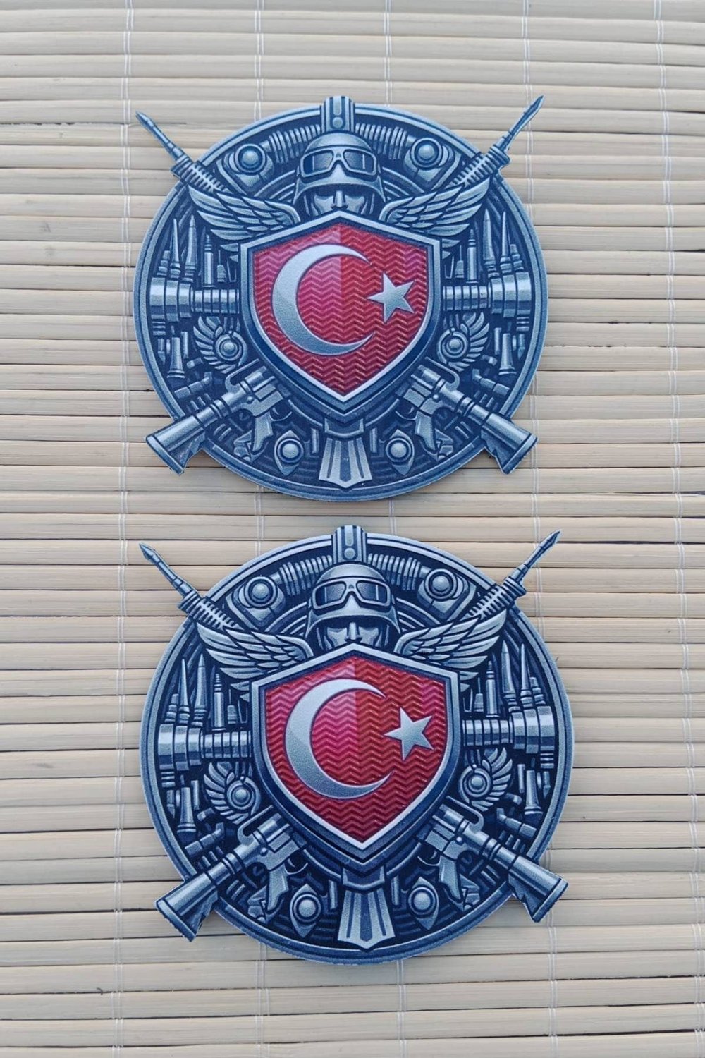 Ozel Kuvvetler Ayyildiz Kabartmali 3D TPU Termoplastik Gogus Arma Pec Patch