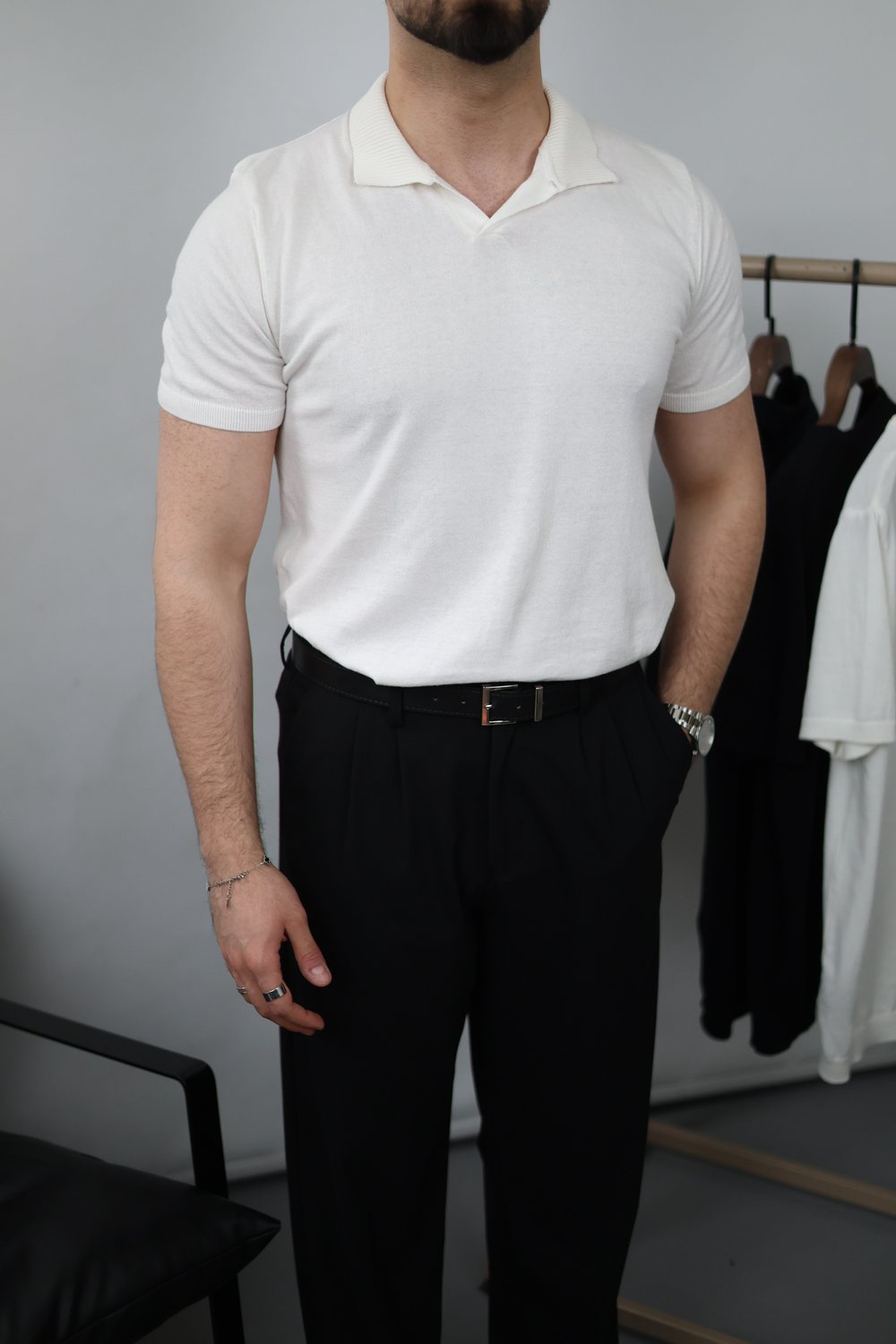 Polo Yaka Basic Triko Tişört