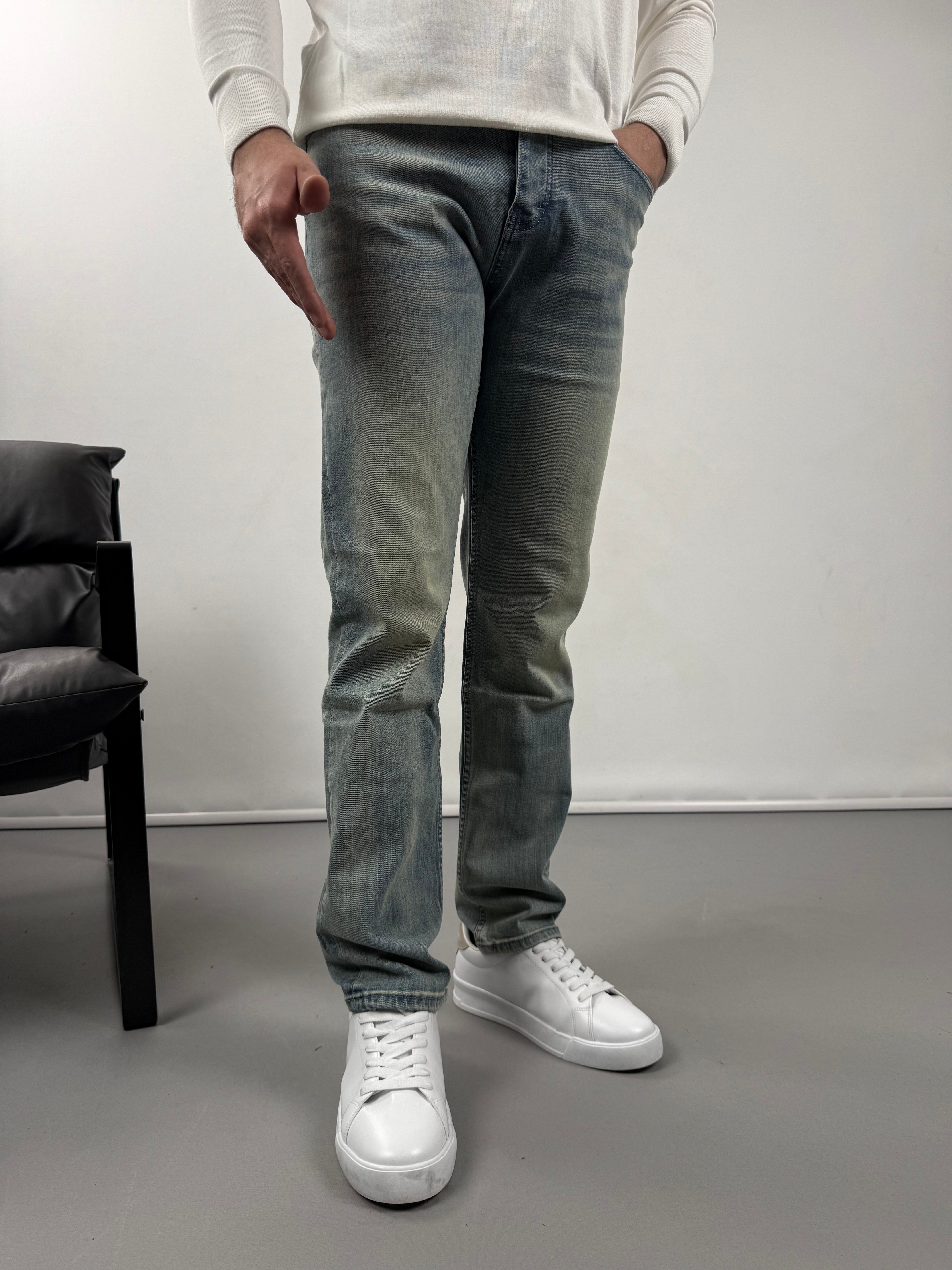 TAŞLAMALI REGULAR FİT JEAN