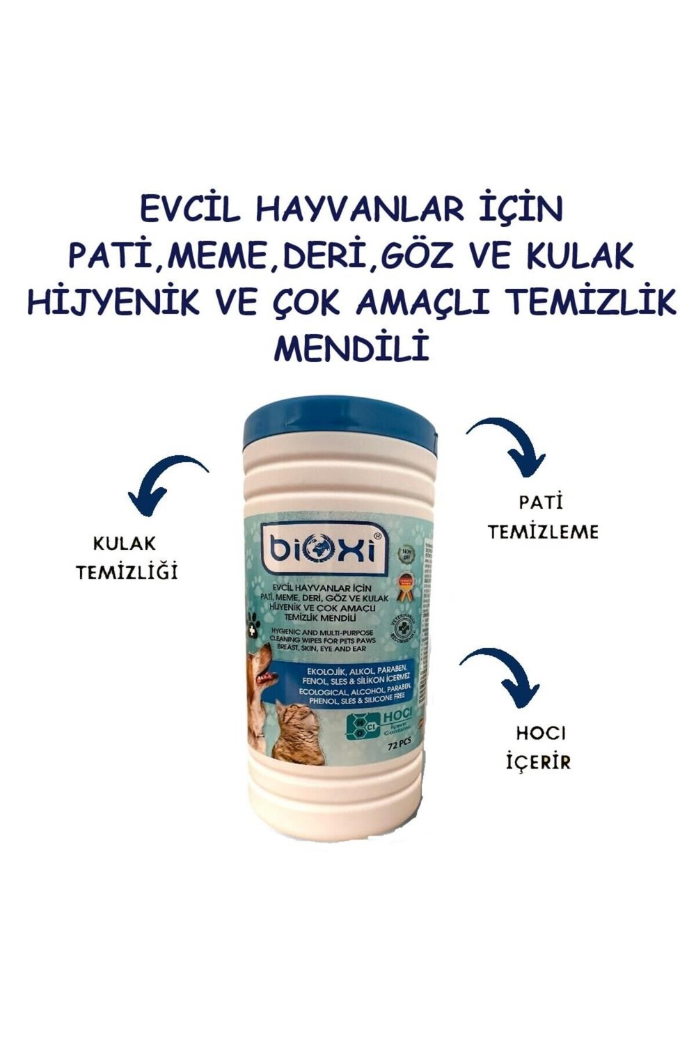 ® Pet Temizleme Silindir Mendili | Pratik Ve Etkili Hayvan Bakımı