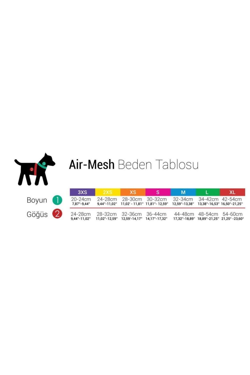 Air-mesh Harness Köpek Göğüs Tasması Neon Yeşil M
