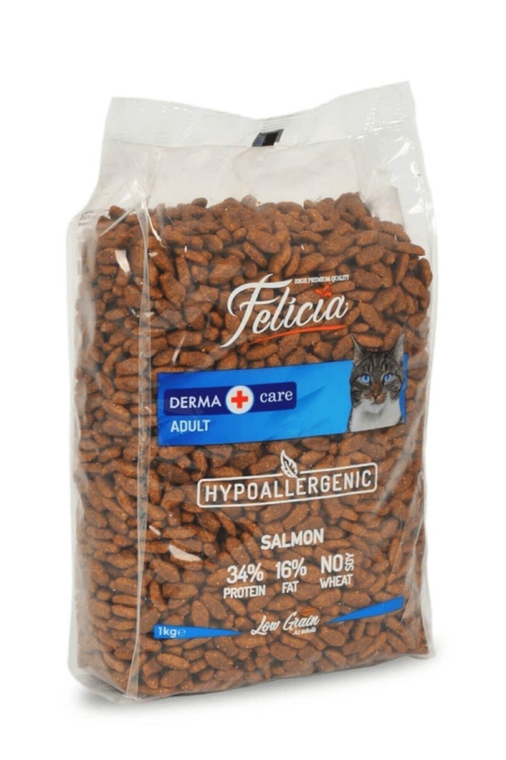 Az Tahıllı Yetişkin Somonlu Hypoallergenic Kedi Maması 1 kg