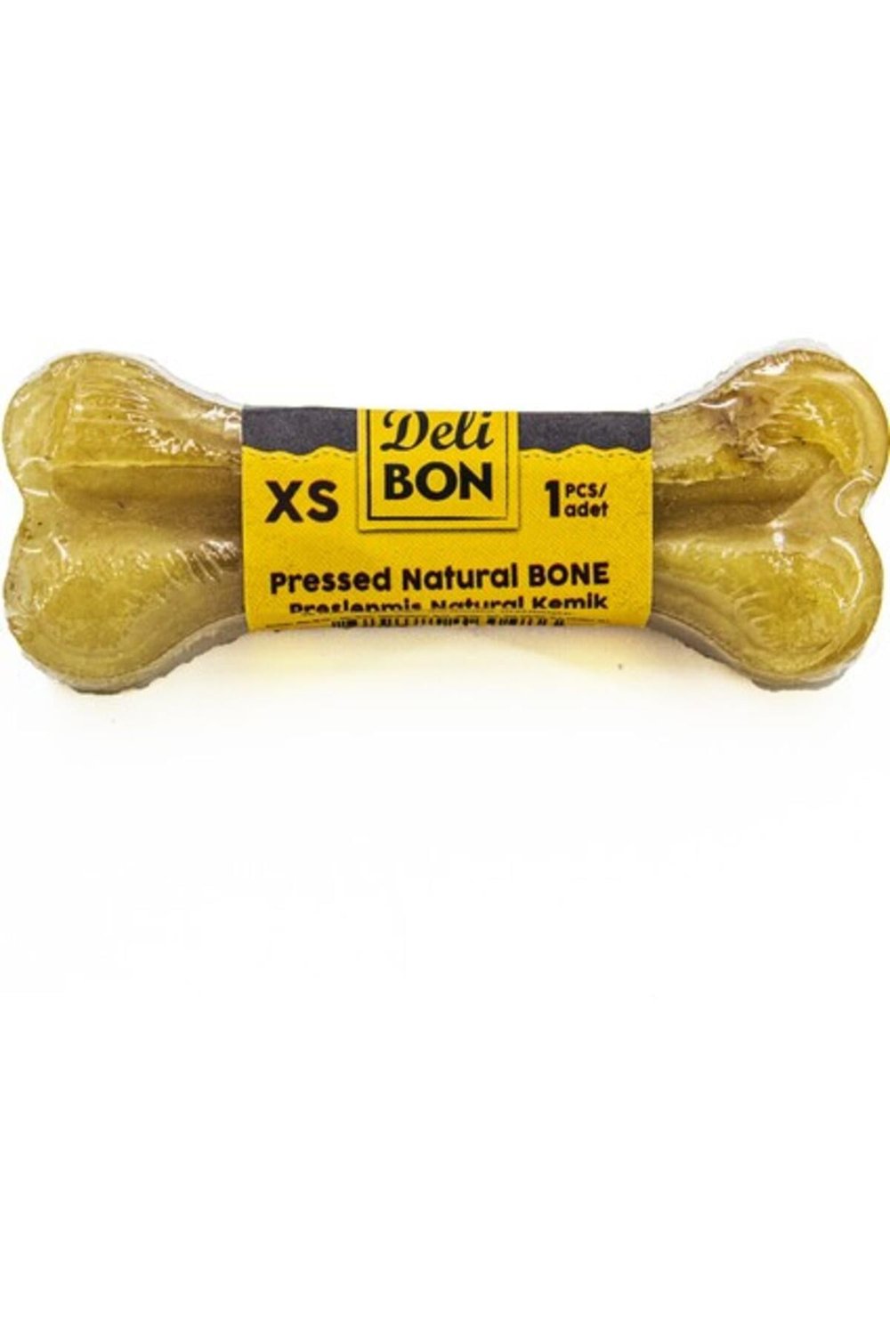 Delibon Deri Pres Kemik 7cm Xs Boy 1li Vakum Beyaz 7cmx1ad.