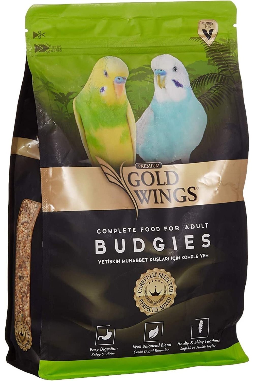 Gold Wings Premium Muhabbet Yemi 1 Kg