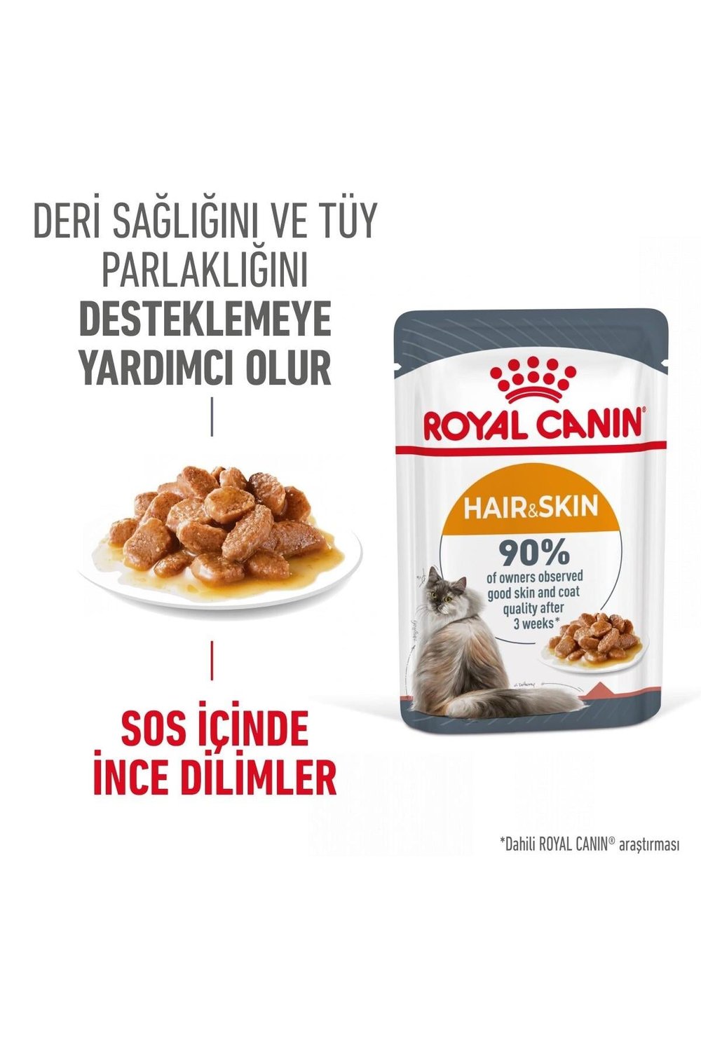 Intense Beauty Gravy Pouch Yetişkin Kedi Konservesi 85 Gr