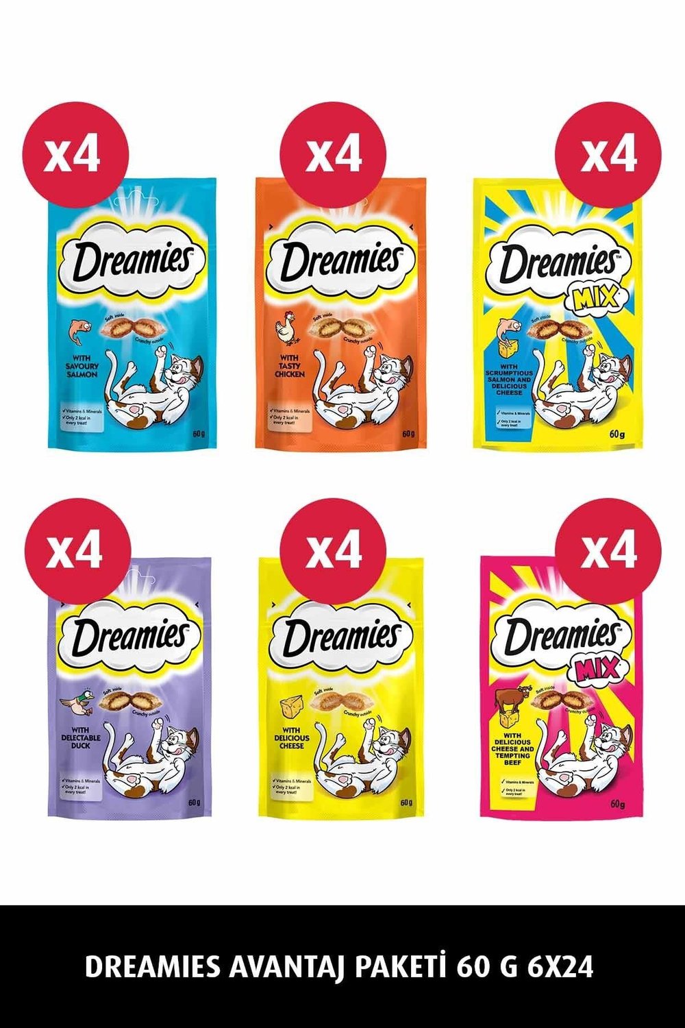 Kedi Ödül Maması Karışık 60 gr X 24 Adet
