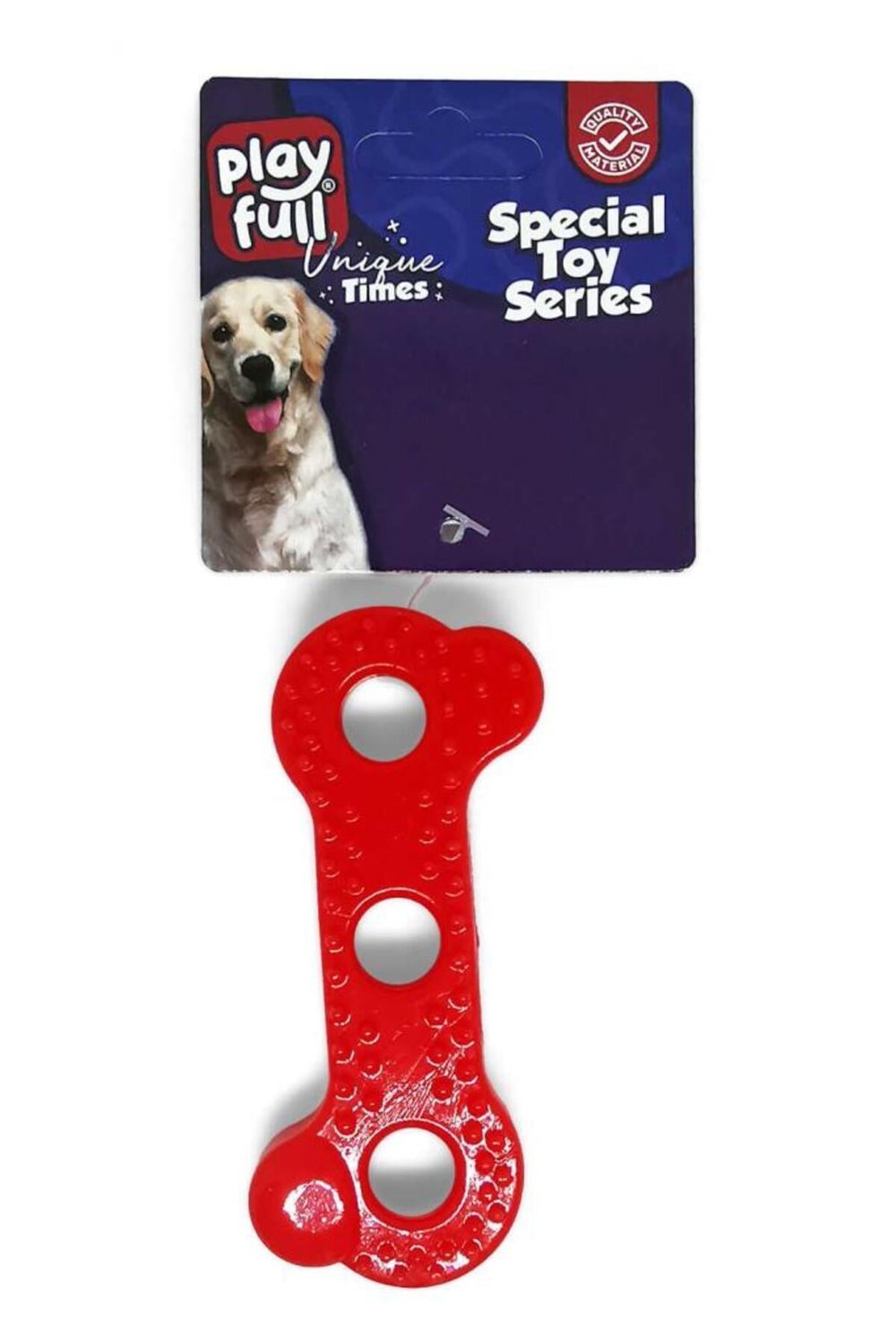 Kemik Şeklinde Köpek Oyuncağı 9,5x4 Cm