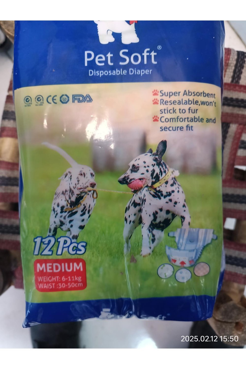 Köpek çiş ve regl bezi M beden