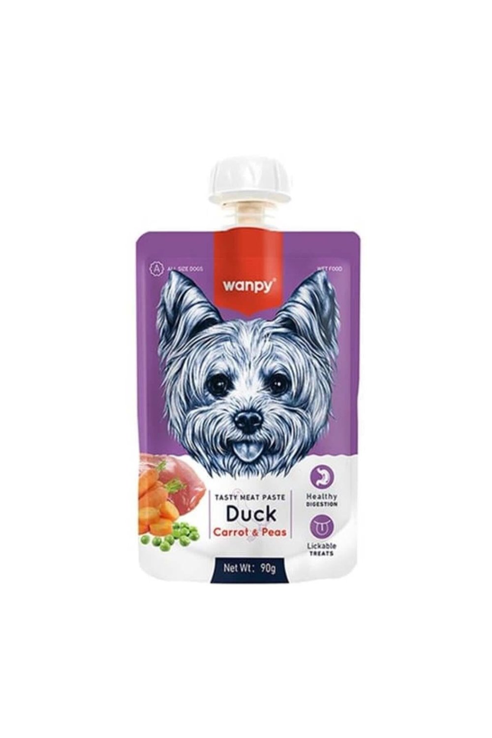 Ördekli ve Havuçlu Ezme Köpek Ödülü 90 Gr
