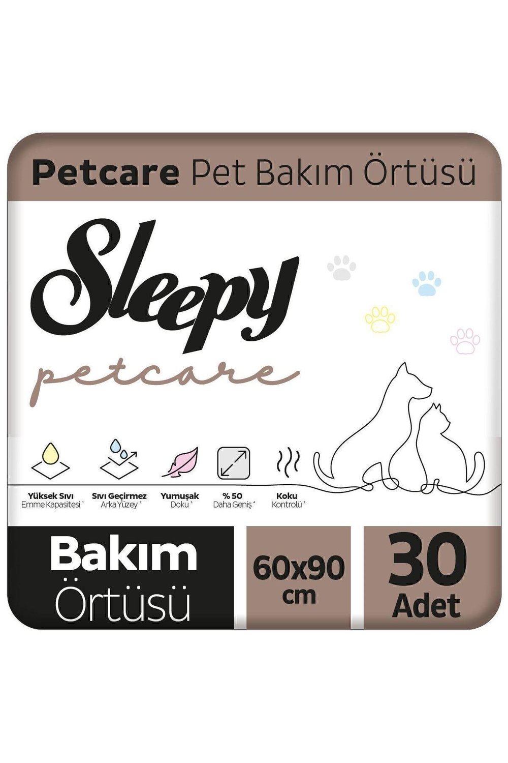 Petcare Pet Bakım Örtüsü 60x90 Cm 30 Adet