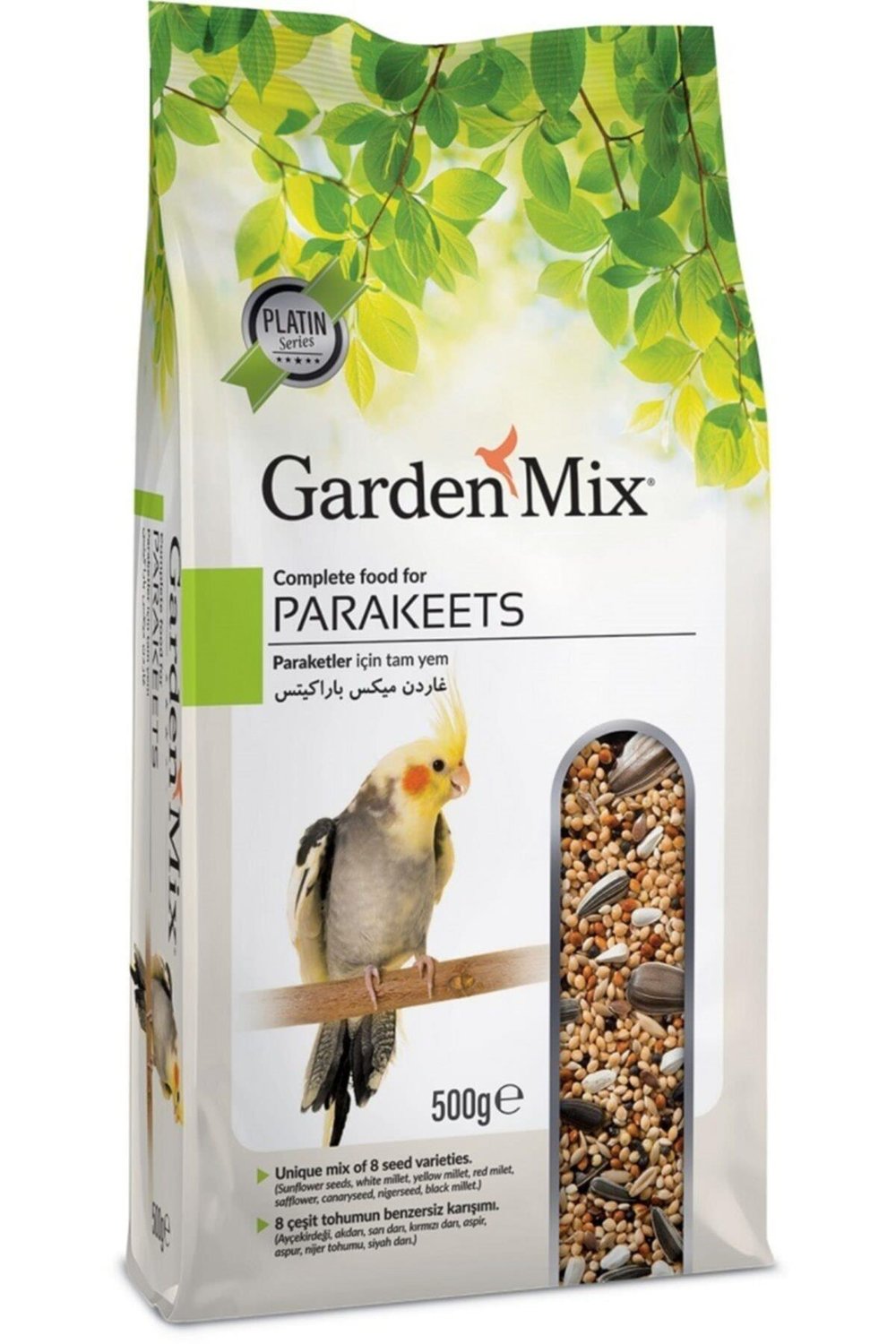 PLATİN PARAKET YEMİ 500g Skt :03/2026