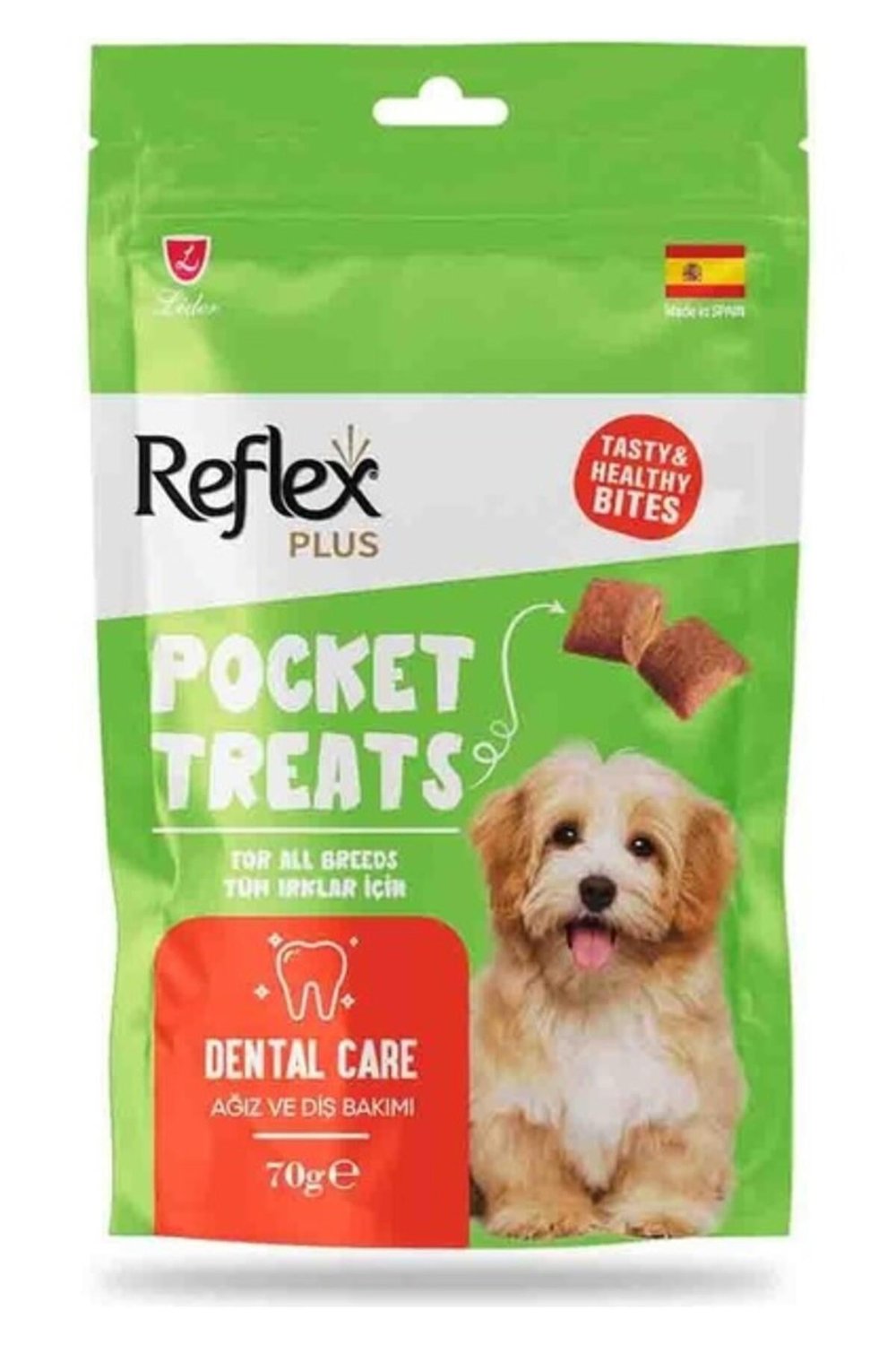 Pocket Treats / Ağız ve Diş Sğlığı Için Köpek Ödül Maması 70GR