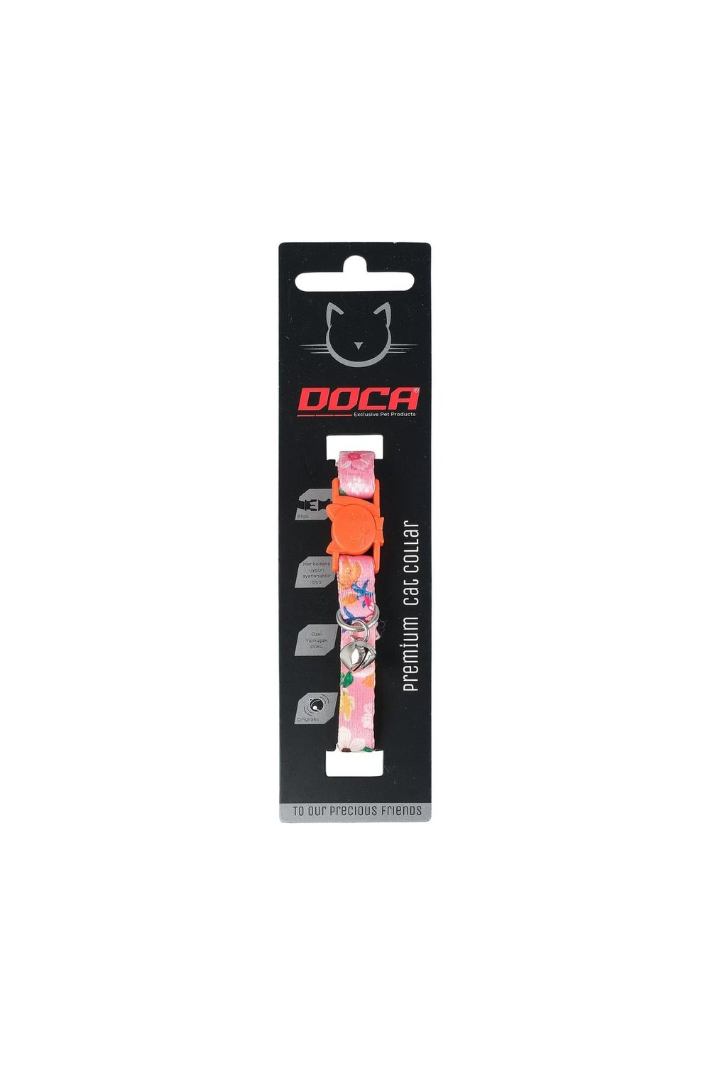 Premium Safety Click Kedi Boyun Tasması Spring