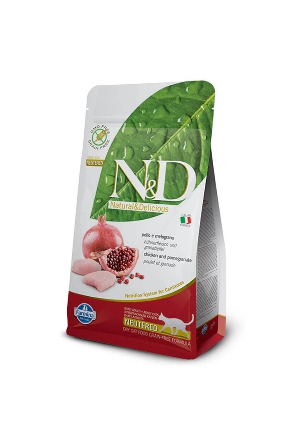 Tahılsız Tavuklu Narlı Kısırlaştırılmış Kedi Maması 1.5 Kg