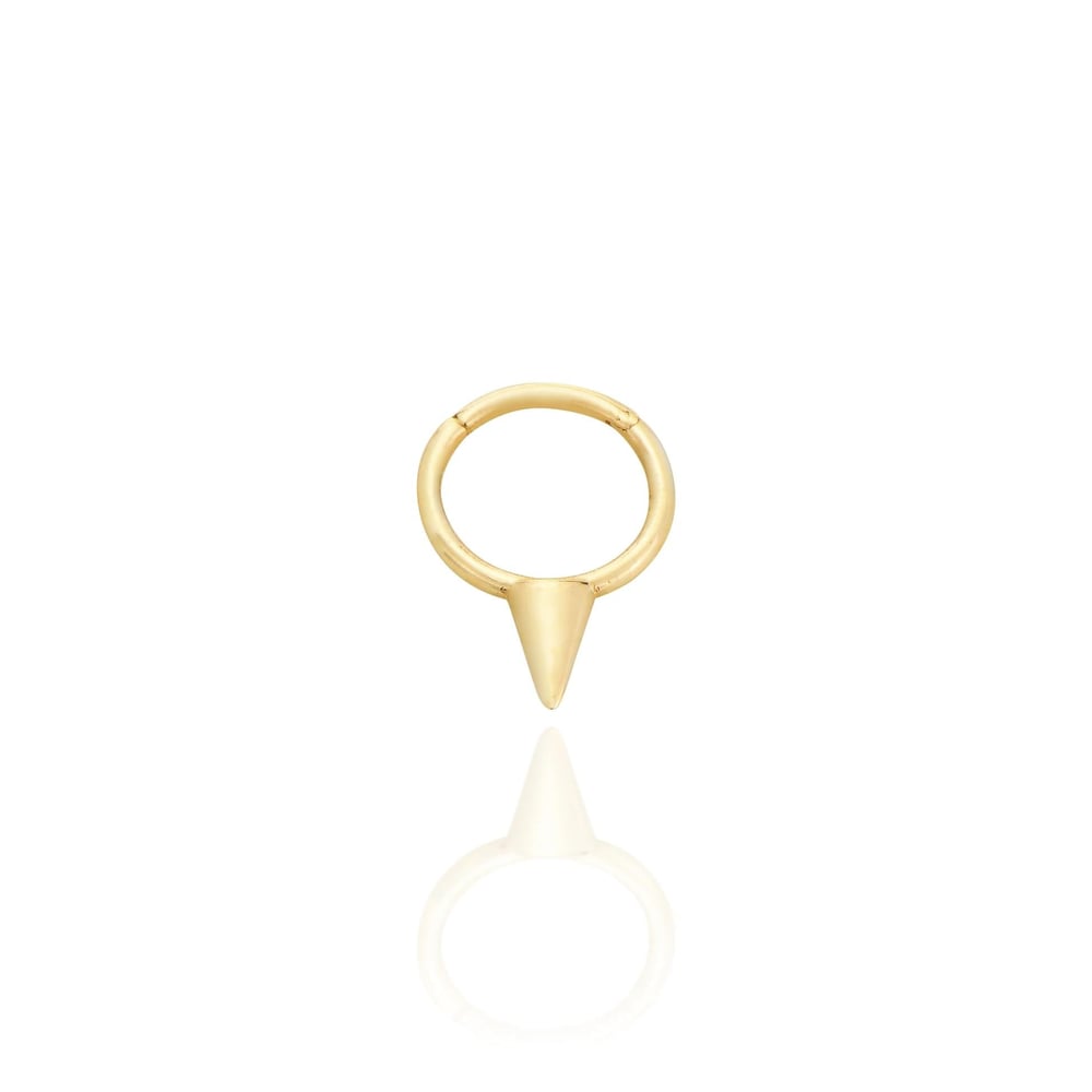 Kurşun model halka helix piercing