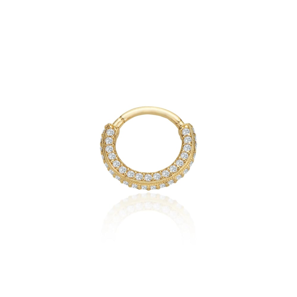 Tamtur halka helix piercing