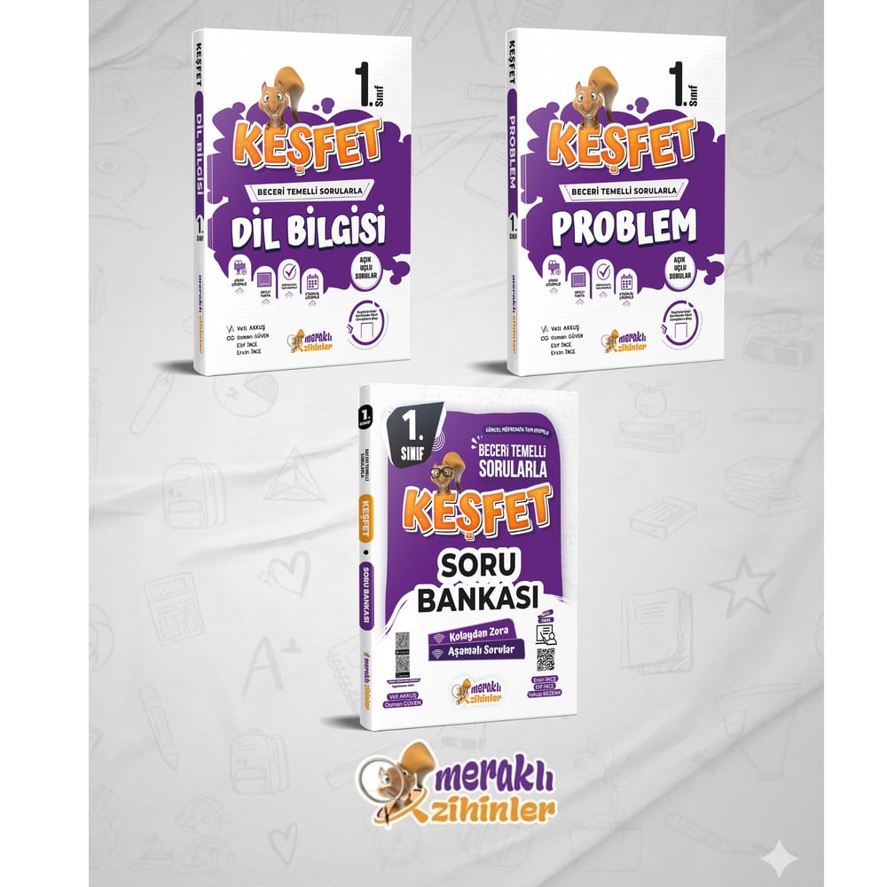 1. SINIF - SORU BANKASI-PROBLEM-DİL BİLGİSİ [3LÜ SET] 