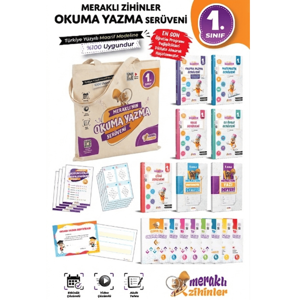 1.SINIF MERAKLININ OKUMA YAZMA SERÜVENİ SETİ