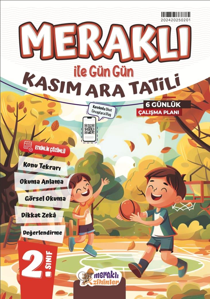 2.SINIF MERAKLI İLE GÜN GÜN KASIM ARA TATİLİ KİTABI