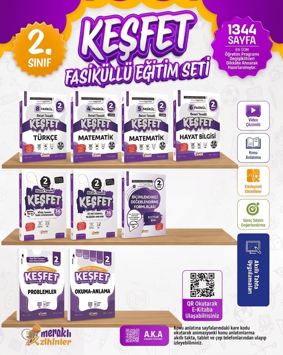 2.SINIF KEŞFET BECERİ TEMELLİ FASİKÜL EĞİTİM SETİ(YENİ MÜFREDAT)