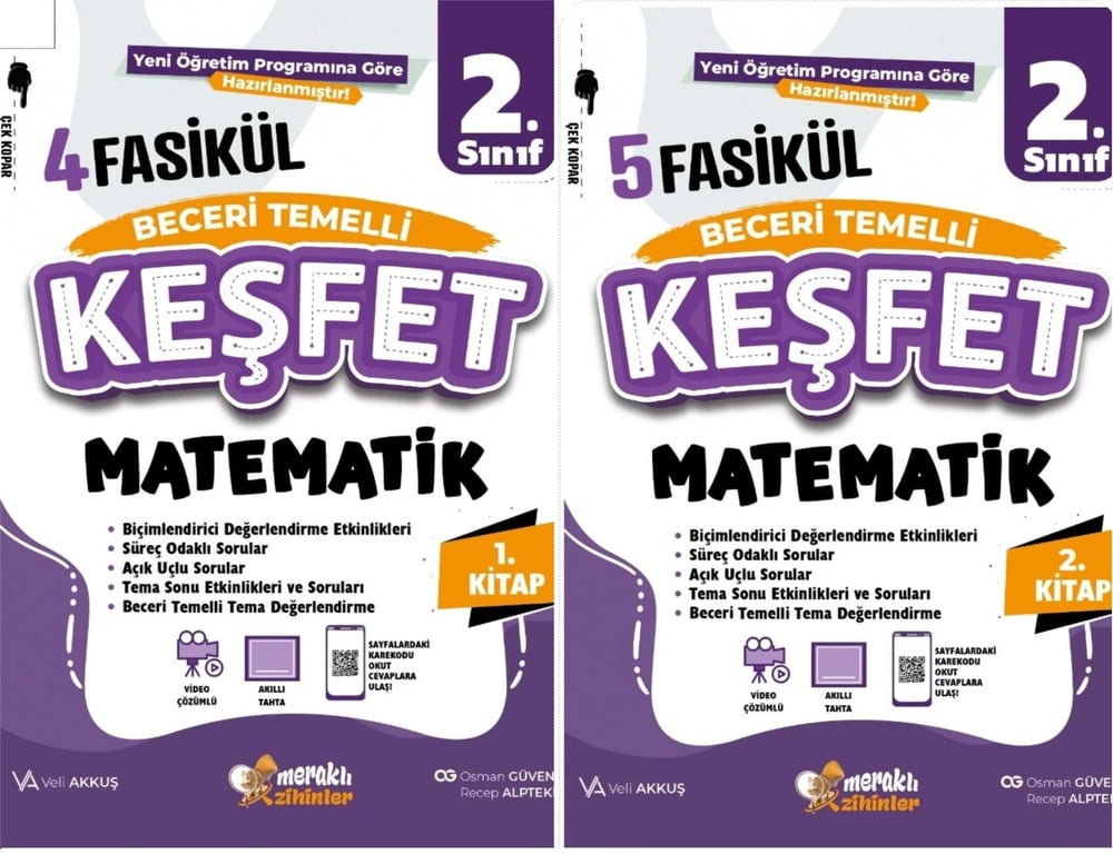 2.SINIF BECERİ TEMELLİ MATEMATİK(1-2) 9 FASİKÜL KEŞFET(2Lİ SET)