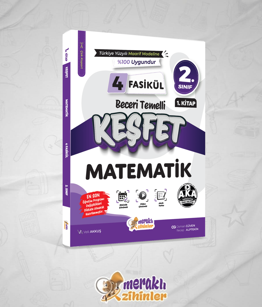 2.SINIF BECERİ TEMELLİ MATEMATİK(1-2) 9 FASİKÜL KEŞFET(2Lİ SET)