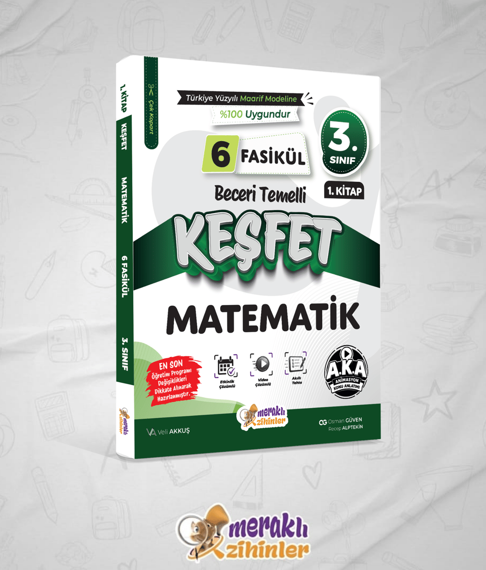 3.SINIF BECERİ TEMELLİ MATEMATİK(1-2) 10 FASİKÜL KEŞFET(2Lİ SET)