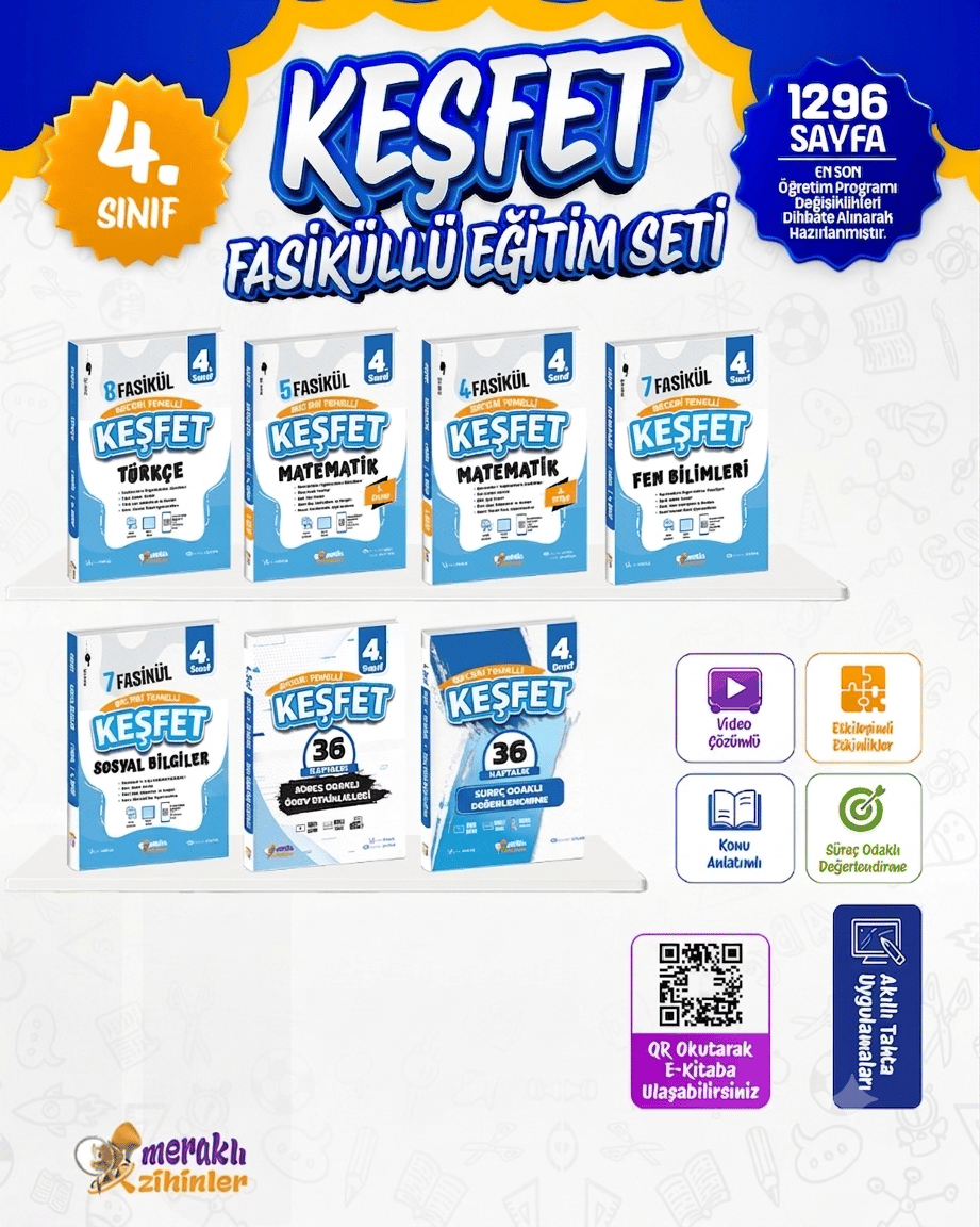 4.SINIF KEŞFET BECERİ TEMELLİ FASİKÜL SET (GÜNCEL MÜFREDAT)