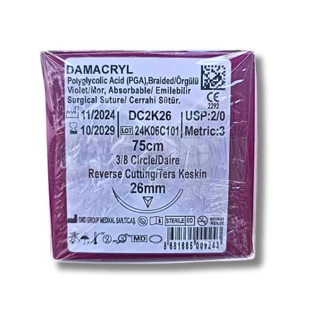 Pga : 2/0 Damarcryl